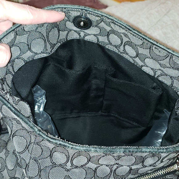 Coach Signature Classic Madison Maggie Shoulder Bag - Picture 13 of 17